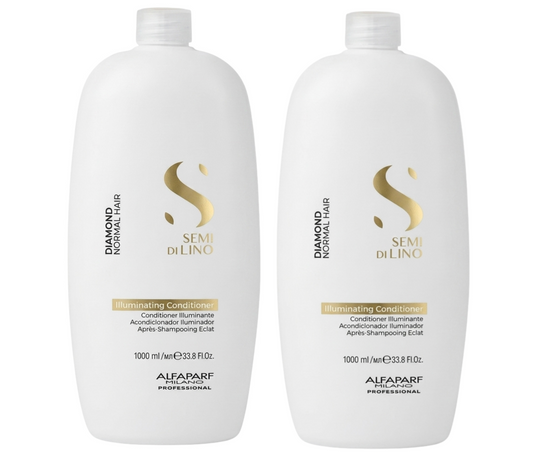 Alfaparf Milano Semi Di Lino Diamond Illuminating Conditioner 1000ml (2pc)