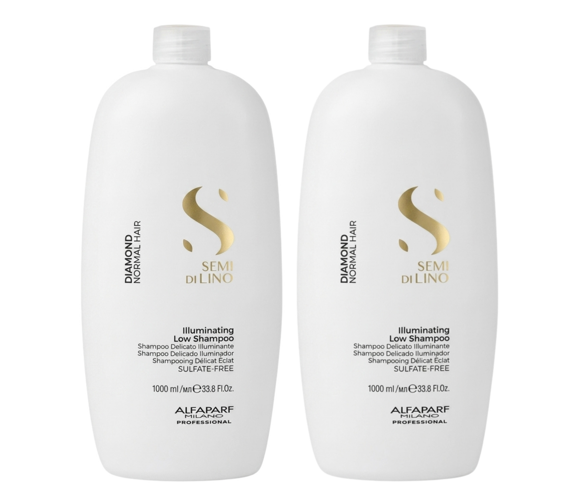 Alfaparf Milano Semi Di Lino Diamond Illuminating Low Shampoo 1000ml (2pc)