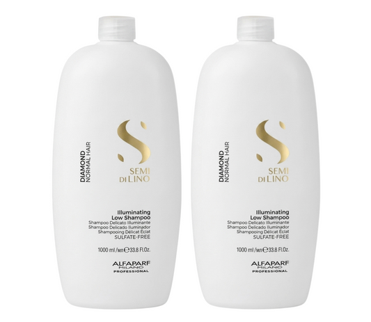 Alfaparf Milano Semi Di Lino Diamond Illuminating Low Shampoo 1000ml (2pc)