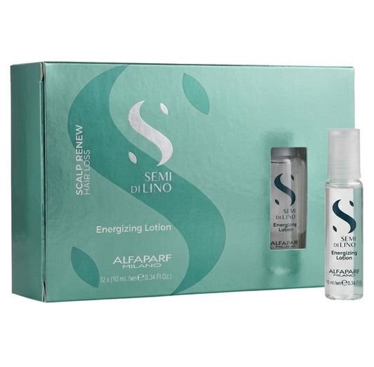 Alfaparf Milano Semi Di Lino Scalp Renew Anti Hair Loss Energizing Lotion 10ml x 12