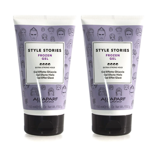 Alfaparf Milano Style Stories Frozen Gel Extra Strong Hold 150ml Duo