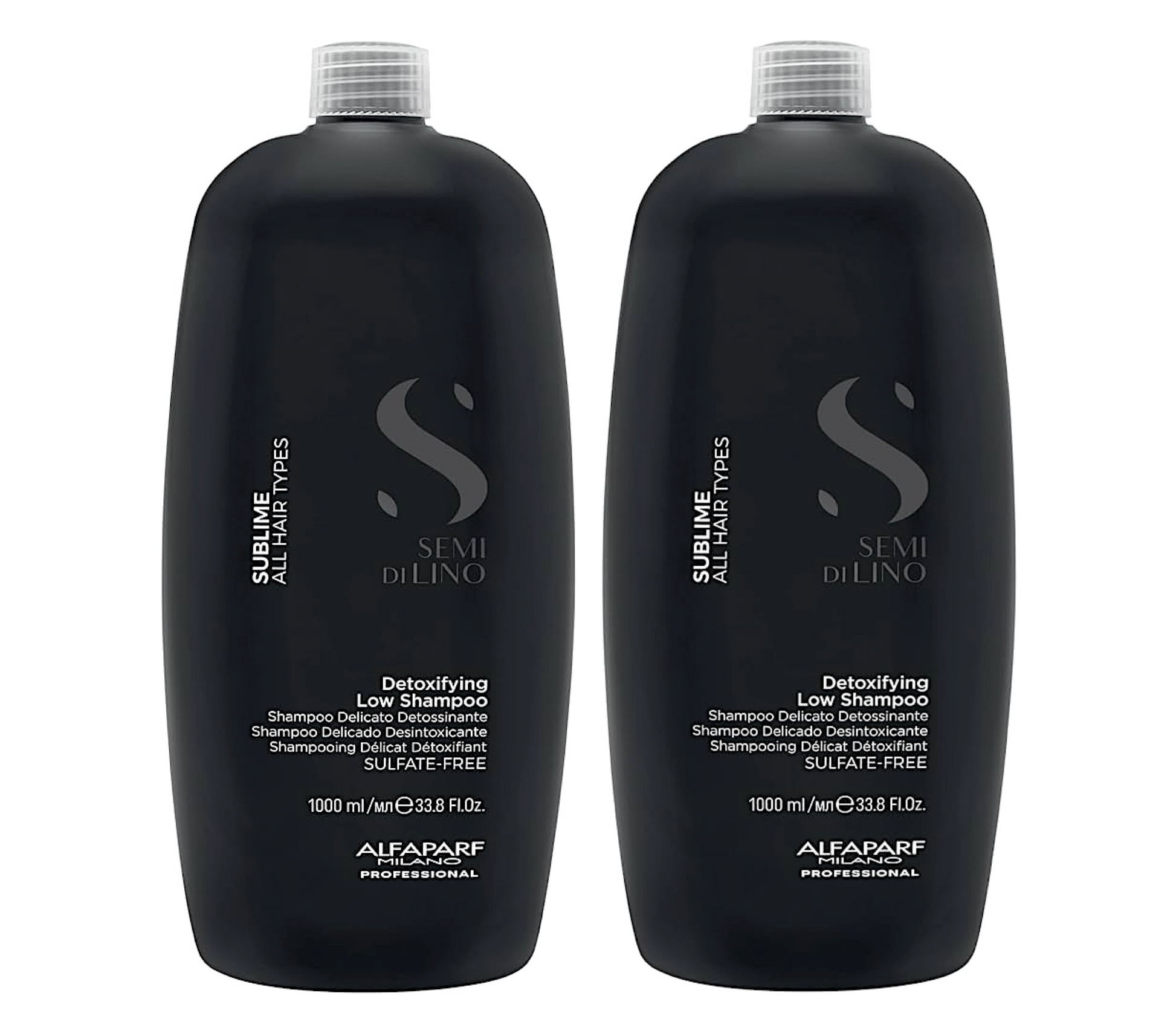 Alfaparf Semi Di Lino Sublime Detoxifying Low Shampoo 1000ml (2pc)