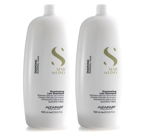 Alfaparf Milano Semi Di Lino Diamond Illuminating Low Shampoo 1000ml (2pc)