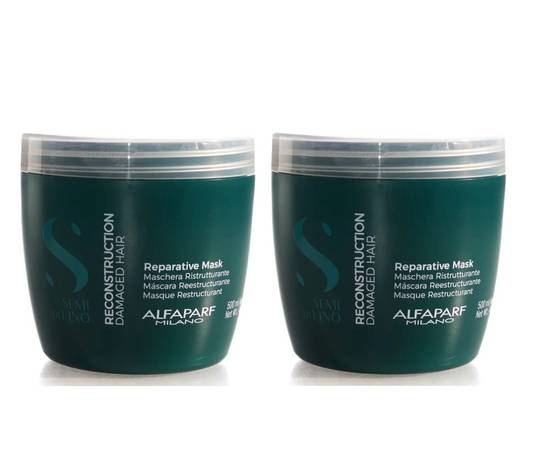 Alfaparf Milano Semi Di Lino Reconstruction Reparative Mask 500ml (2pc)