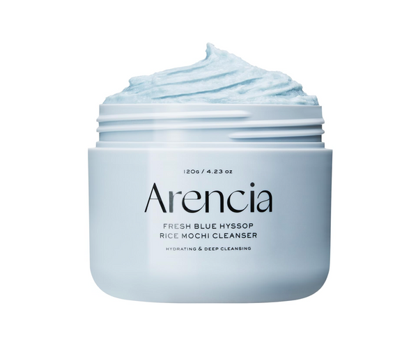 Arencia Fresh Blue Hyssop Rice Mochi Cleanser 120g