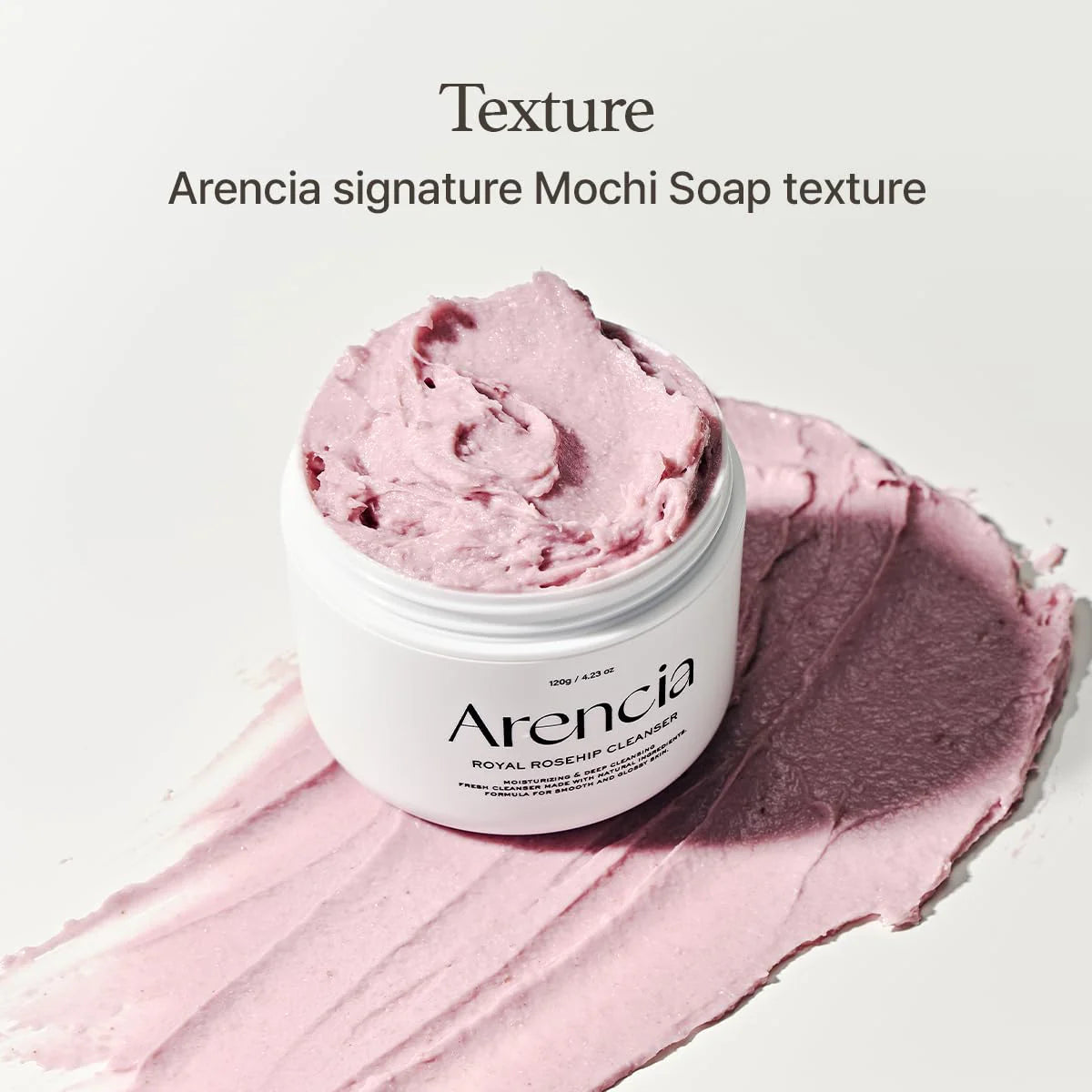 Arencia Fresh Rosehip Rice Mochi Cleanser Korean Beauty 120g