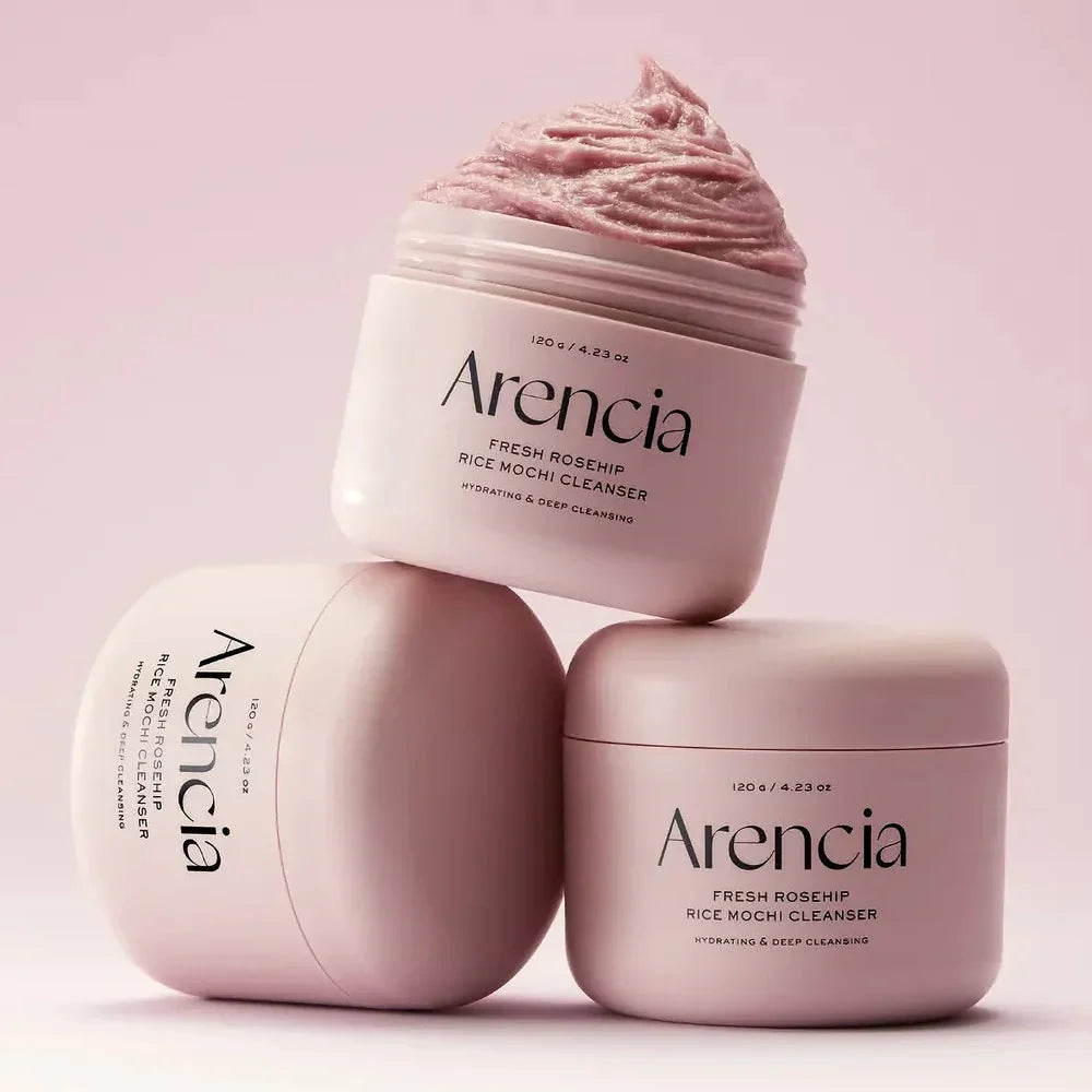 Arencia Fresh Rosehip Rice Mochi Cleanser Korean Beauty 120g