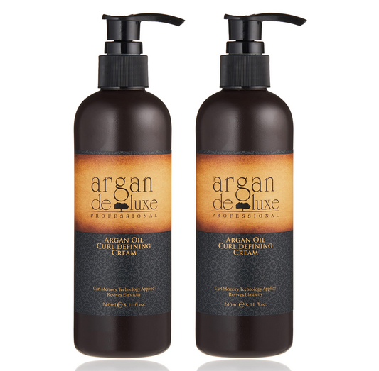 Argan De Luxe Argan Oil Curl Defining Cream 240ml Duo