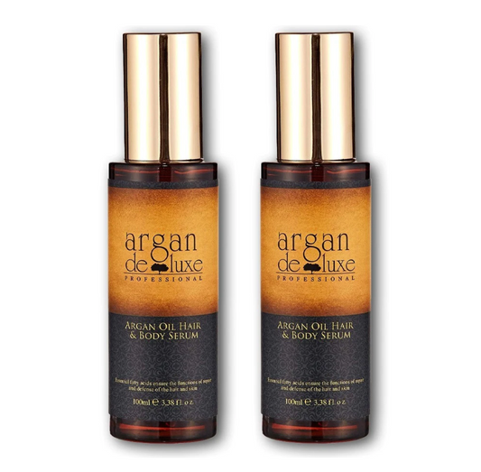 Argan De Luxe Hair & Body Serum 100ml Duo