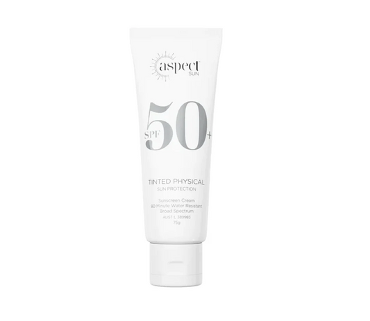 Aspect Sun Tinted Physical SPF 50+ Sunscreen Cream 75g