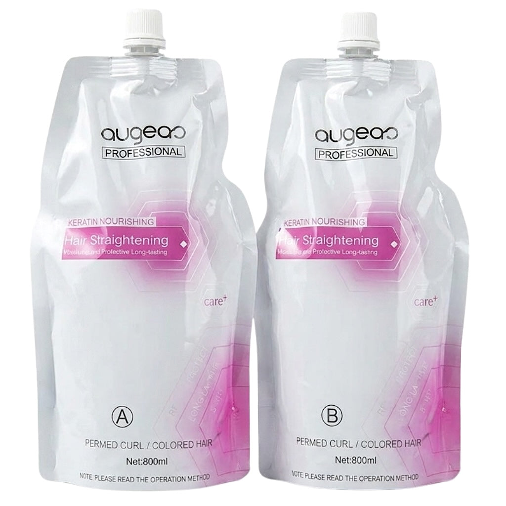Augeas Hair Straightening Cream Keratin Rebonding 800ml