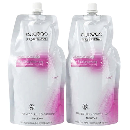 Augeas Hair Straightening Cream Keratin Rebonding 800ml