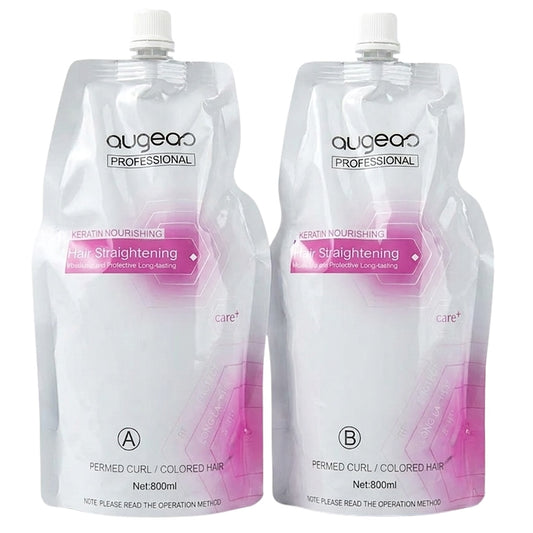 Augeas Hair Straightening Cream Keratin Rebonding 800ml