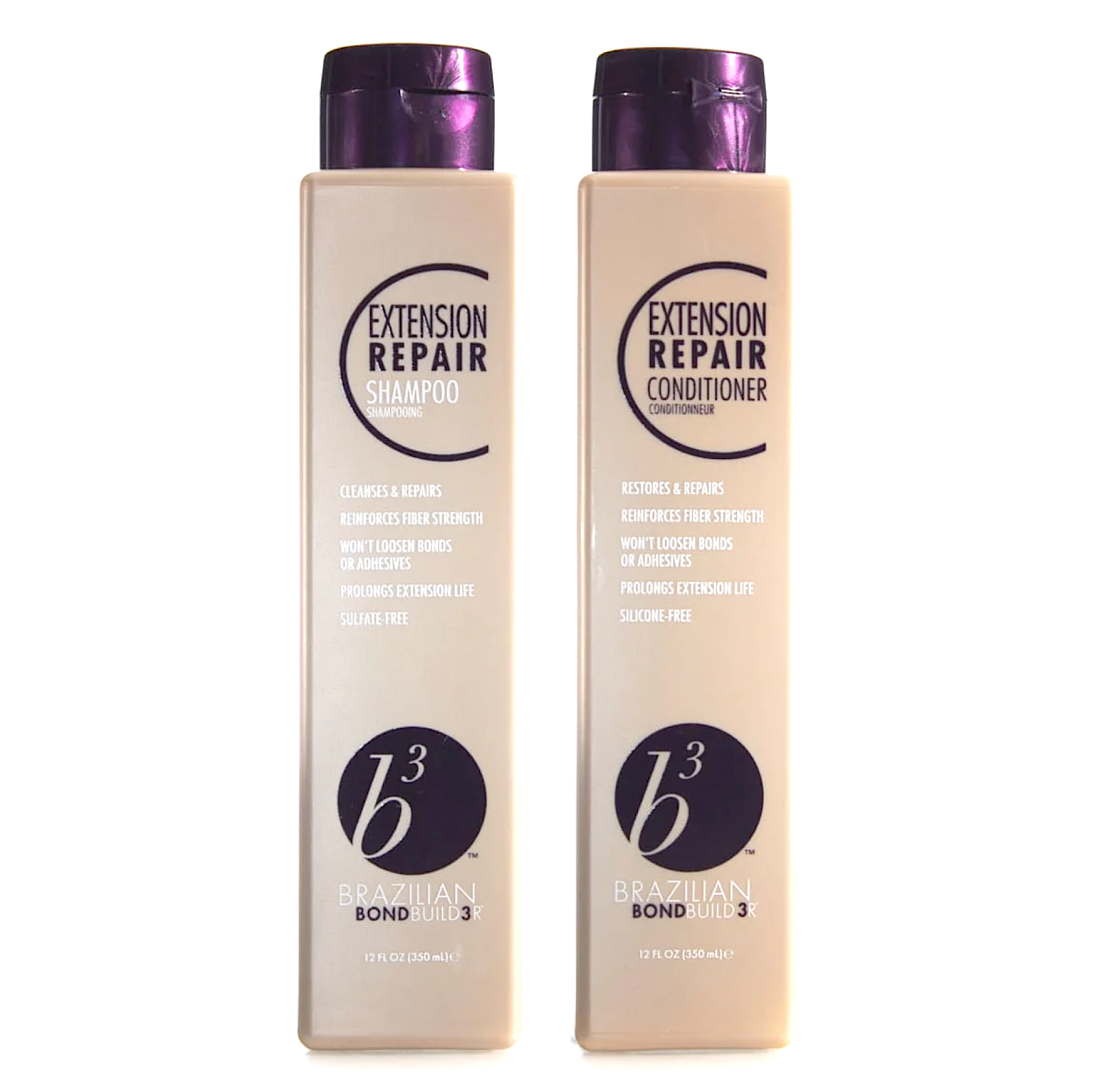 B3 Brazilian Bond Builder Extension Repair Shampoo and Conditioner 350ml