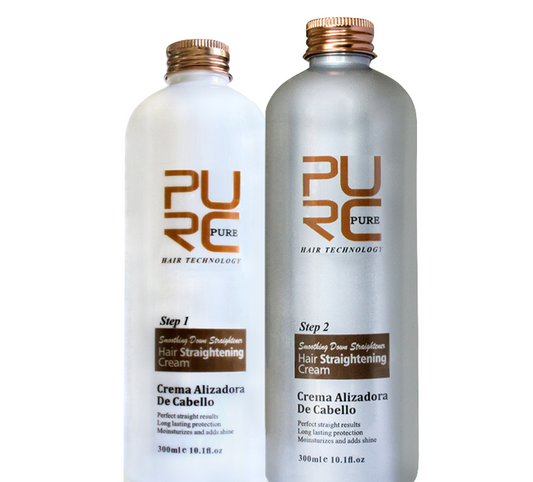 Purc Hair Straightening Smoothing Cream Step 1 & 2 300ml