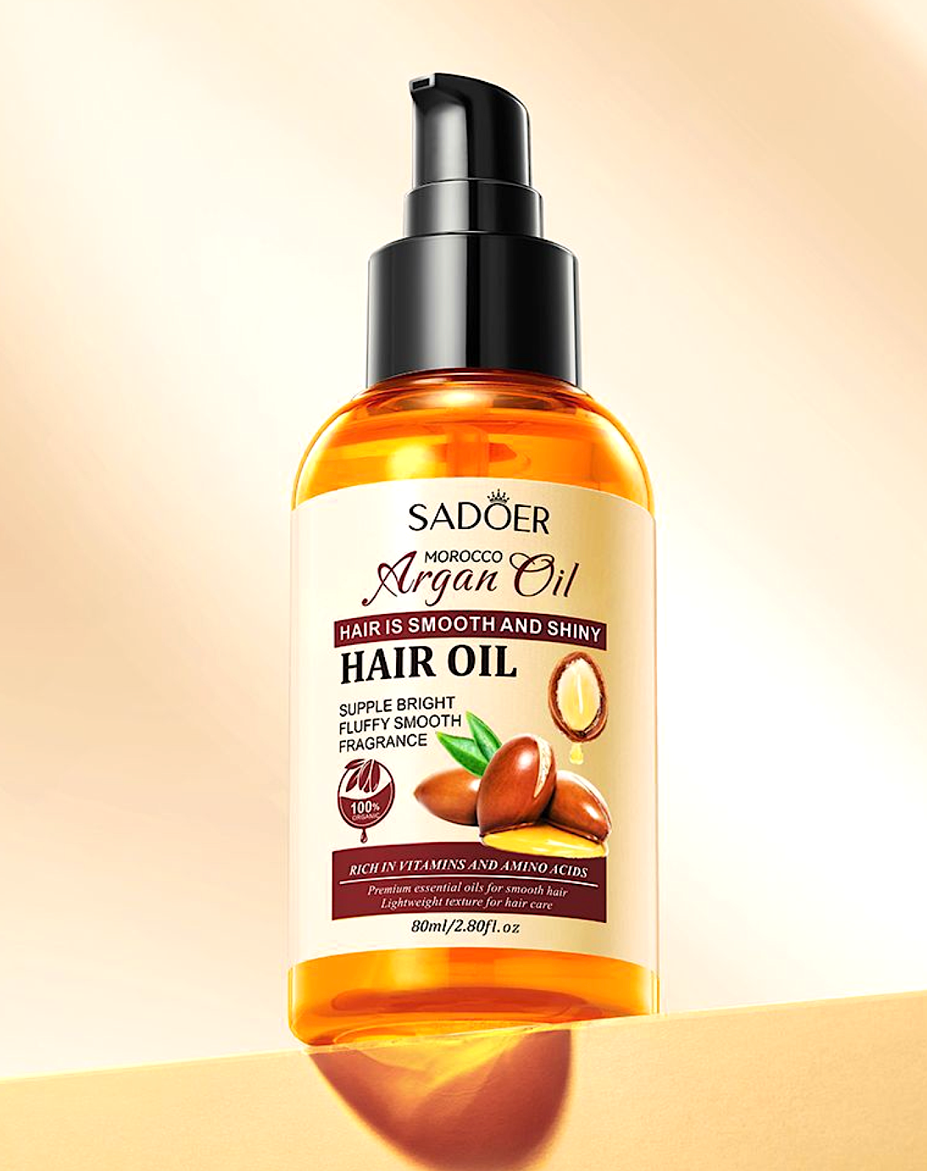 Sadoer Morocco Argan Oil Smooth & Shiny 80ml