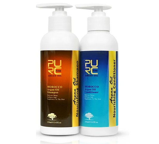 Purc Argan Oil Morocco Shampoo & Conditioner 250ml Duo