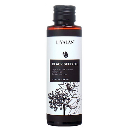 Liyalan Black Seed Oil Organic Cold Pressed Hair Loss Prevention 100ml