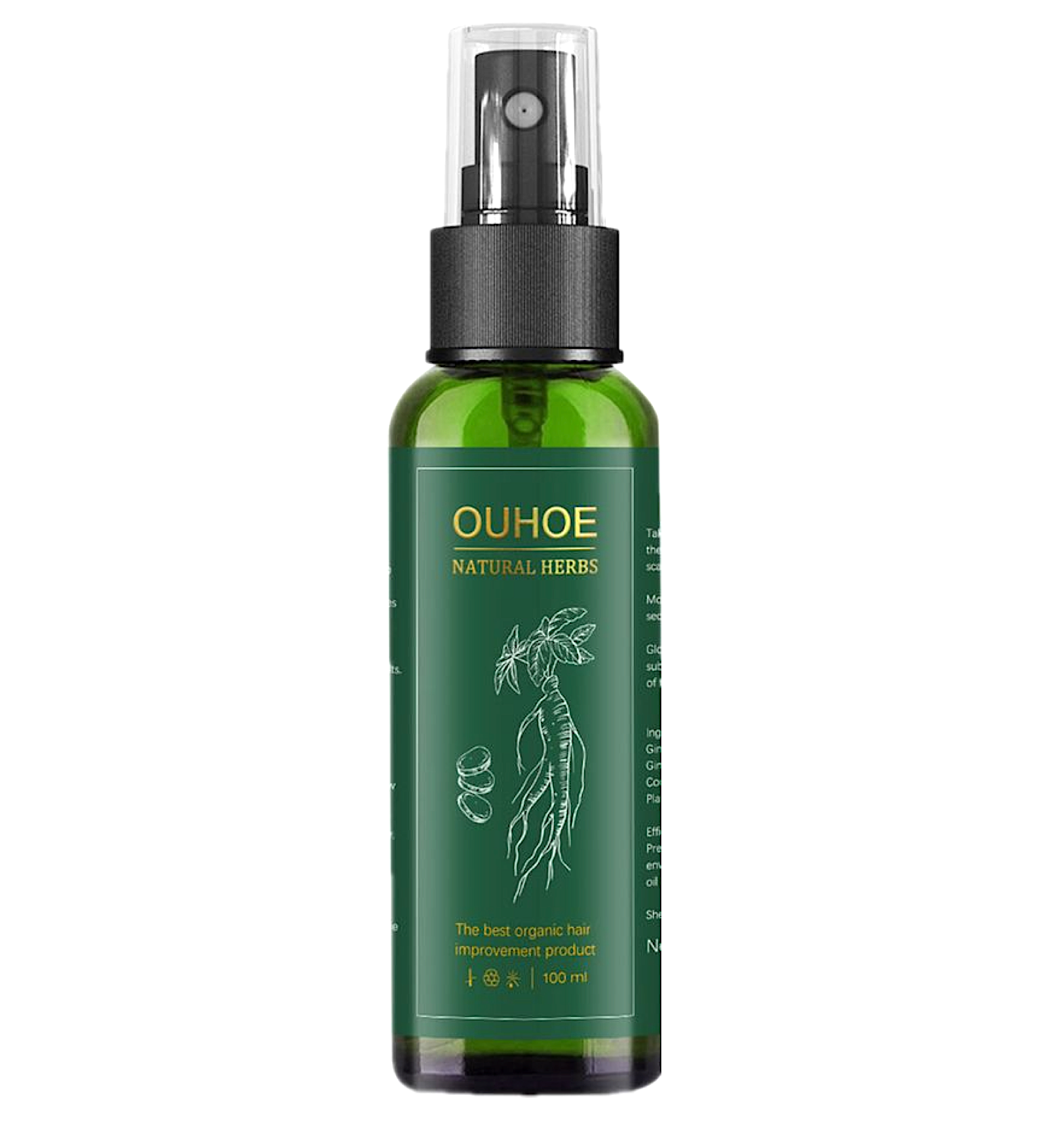Ouhoe Natural Herbs Ginseng Essential Oil Spray 100ml