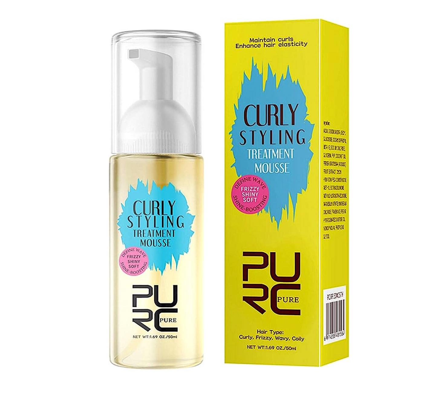 Purc Curly Styling Treatment Mousse 50ml