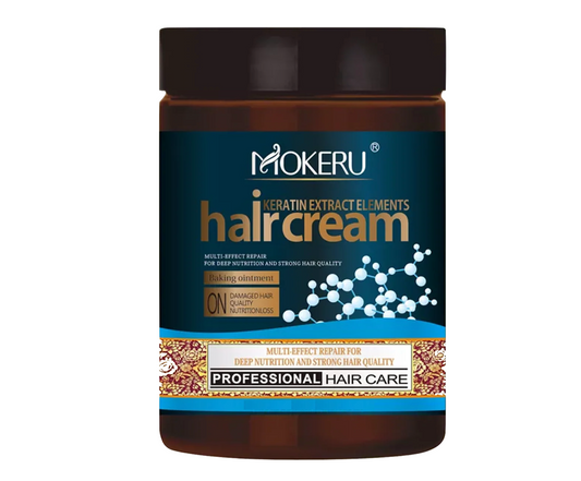 Mokeru Keratin Extract Damaged Repair Hair Cream Mask 1000ml