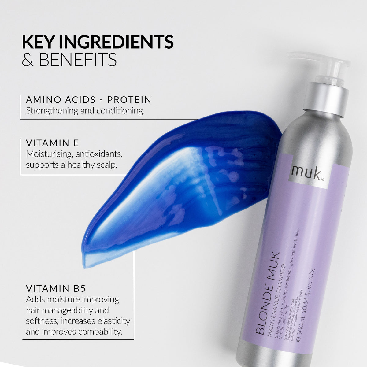 Muk Blonde Toning Shampoo 1000ml (2pc)