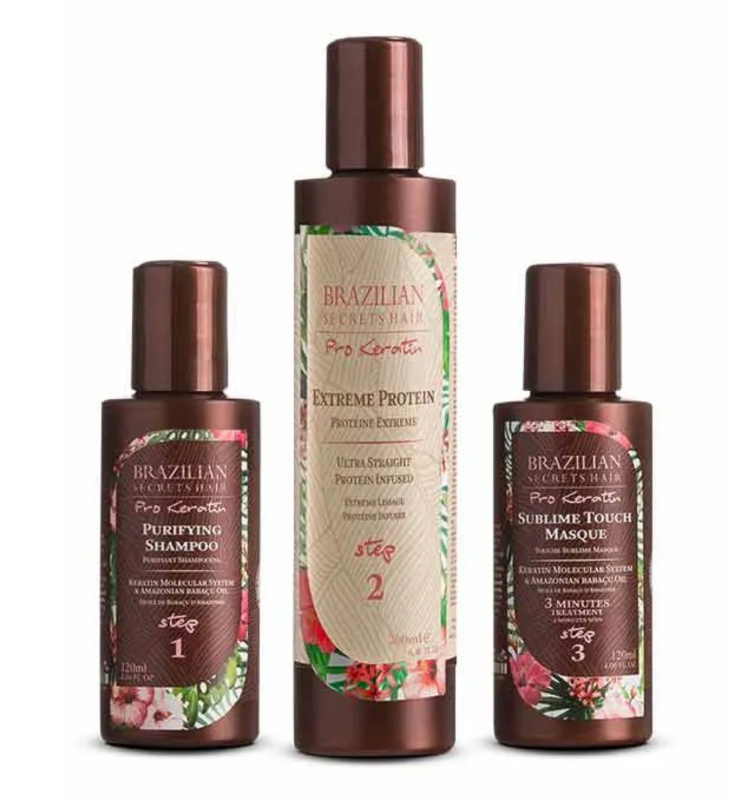 Brazilian Secrets Pro Keratin Ultra Straight Extreme Protein 200ml Kit