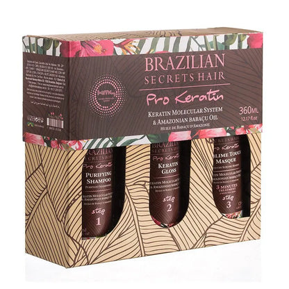 Brazilian Secrets Pro Keratin Gloss Cream 360ml Kit