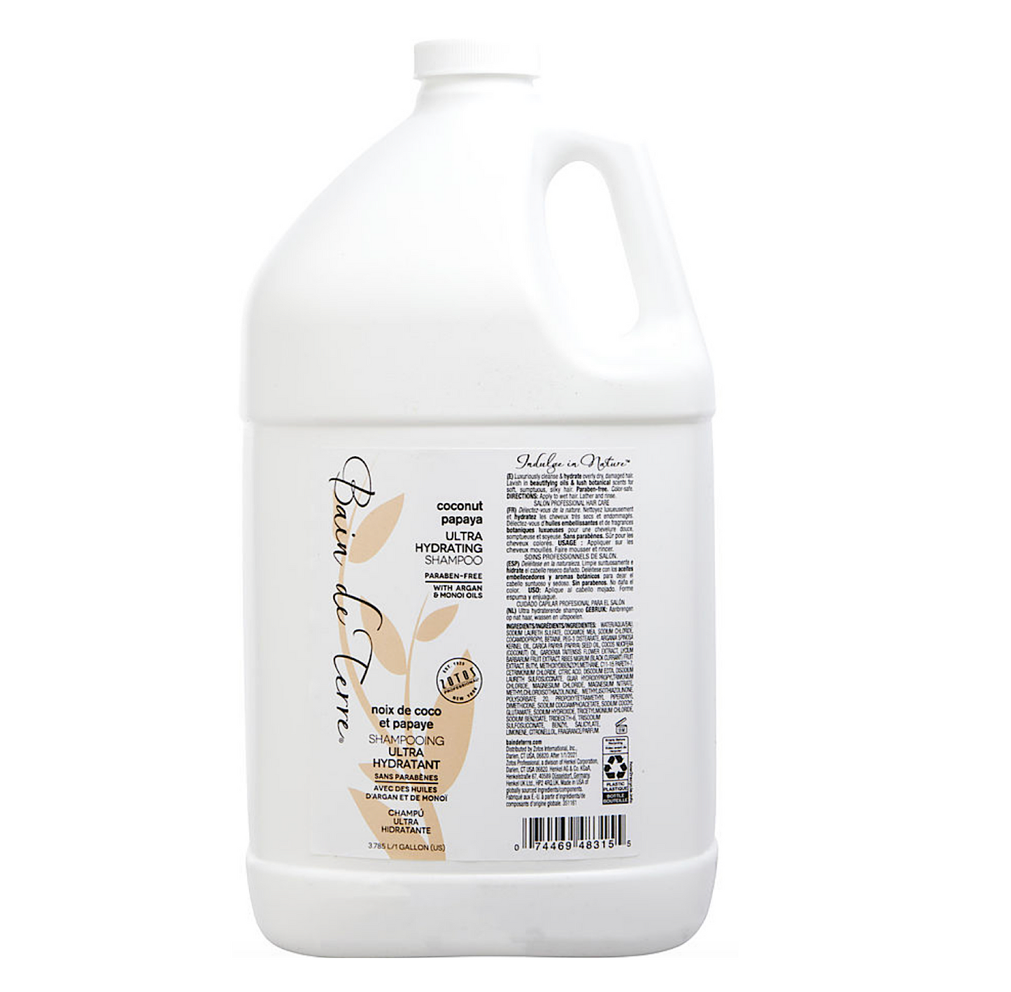 Bain de Terre Coconut Papaya Hydrating Shampoo 3.78L