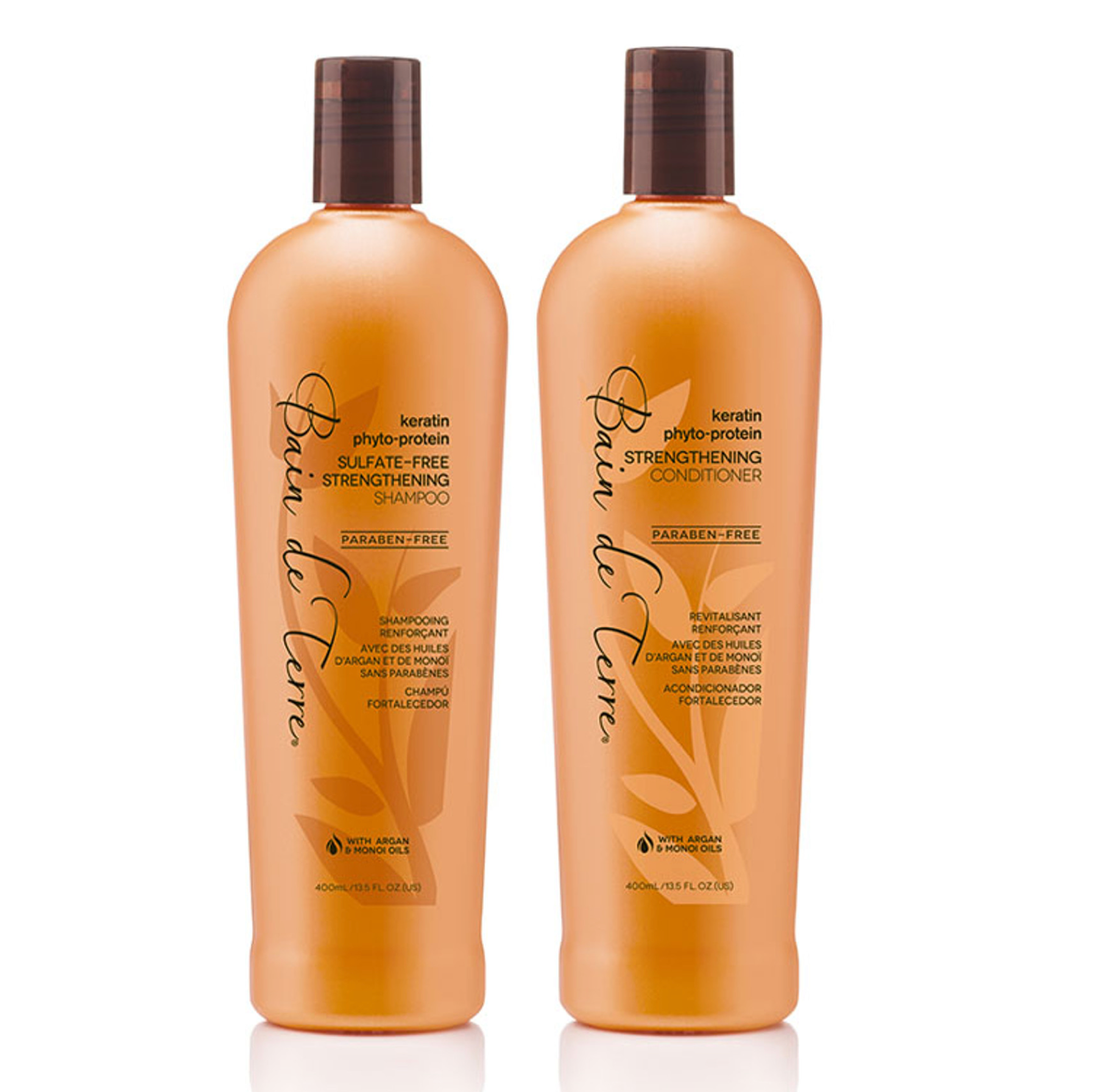 Bain de Terre Keratin Phyto Protein Strengthening Shampoo and Conditioner 400ml