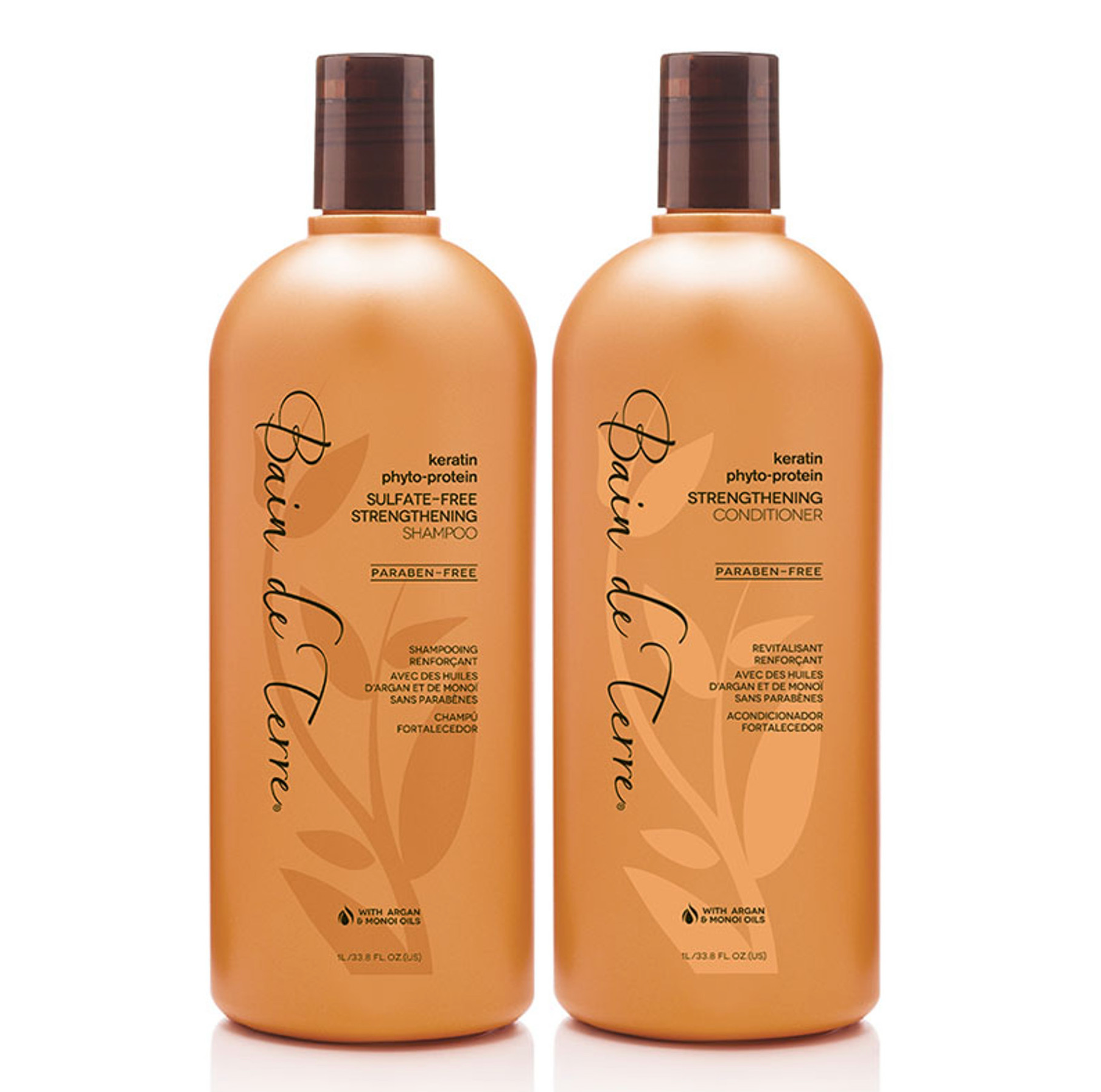 Bain de Terre Keratin Phyto Protein Strengthening Shampoo and Conditioner 1000ml