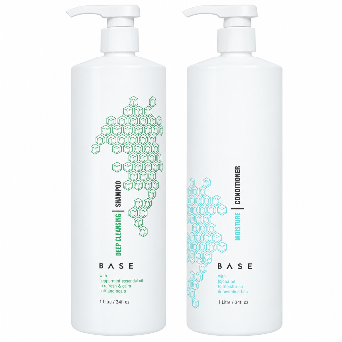 Base Deep Cleansing Shampoo and Moisture Conditioner 1000ml