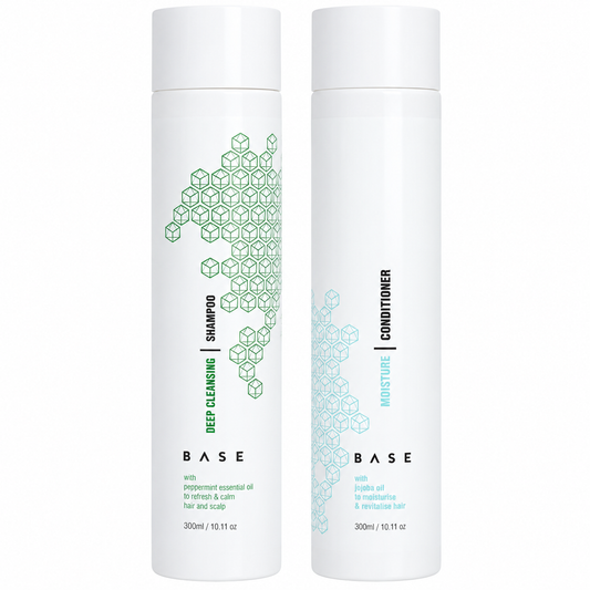 Base Deep Cleansing Shampoo and Moisture Shampoo 300ml