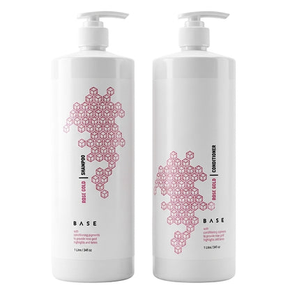 Base Rose Gold Shampoo and Conditioner 1000ml