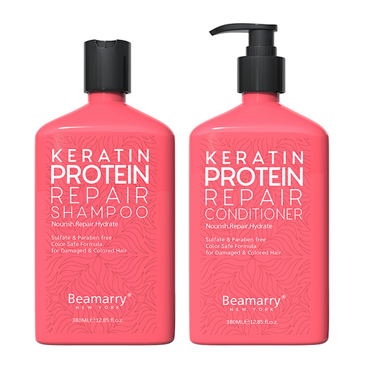 Beamarry Keratin Protein Repair Shampoo and Conditioner 380ml