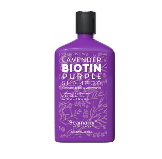 Beamarry Lavender Biotin Purple Hair Growth Shampoo 380ml