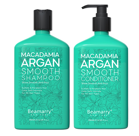 Beamarry Macadamia Argan Smooth Shampoo and Conditioner 380ml