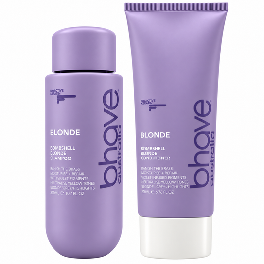 Bhave Bombshell Blonde Shampoo and Conditioner 300ml