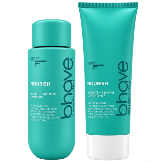Bhave Nourish Curl Shampoo and Conditioner 300ml