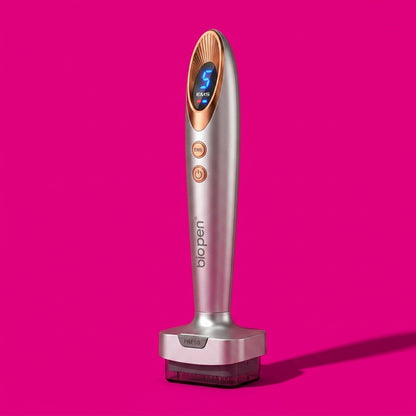 Bio Pen Aurora Bio 6 EMS Blue and Red Light Hair Growth Microneedling Stamp