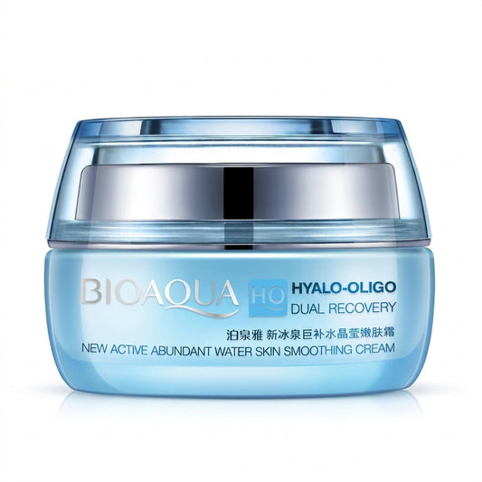 Bioaqua Hyalo Oligo Hyaluronic Acid Dual Recovery Water Smoothing Cream 50g