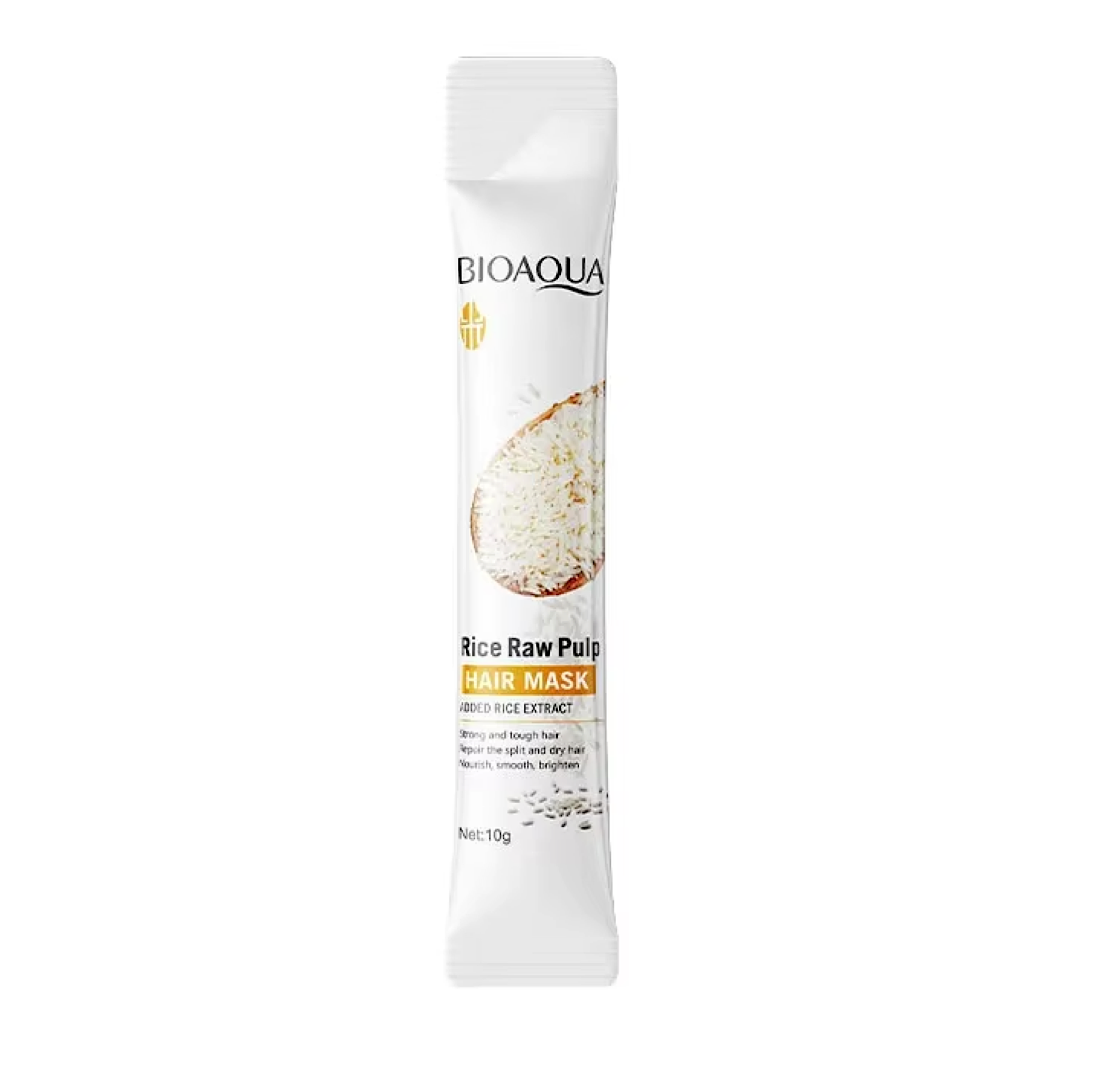 Bioaqua Rice Raw Pulp Magical 5 Seconds Hair Mask 10g (20pc ...