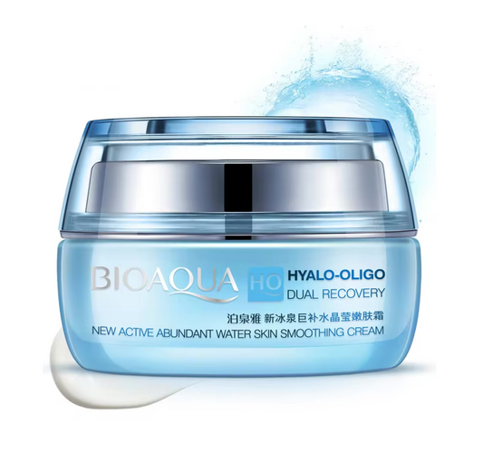 Bioaqua Hyalo Oligo Hyaluronic Acid Dual Recovery Water Smoothing Cream 50g