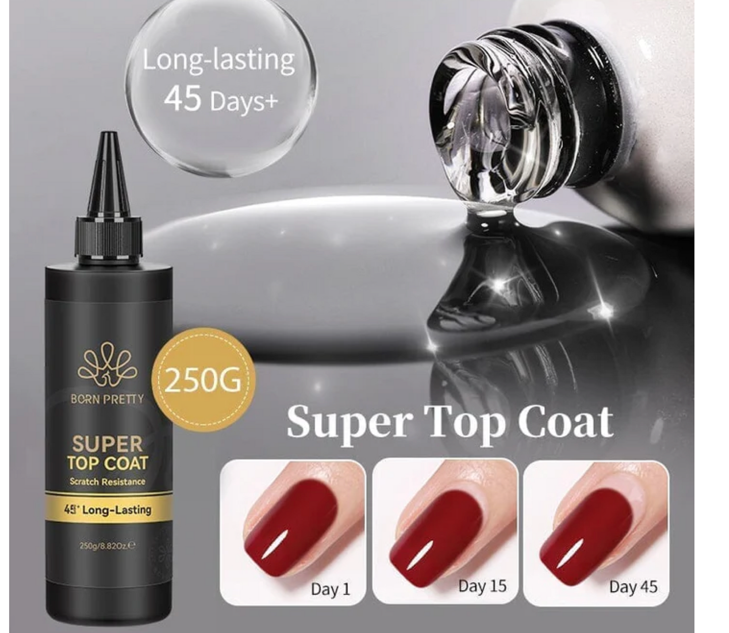 Born Pretty Functional Gel Super Top Coat 250g
