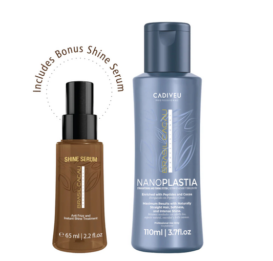 Brasil Cacau Nanoplastia Treatment 110ml + Shine Serum 65ml (2pc)