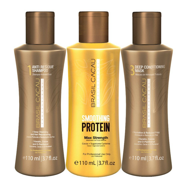 Brasil Cacau Smoothing Protein Straightening Kit 110ml