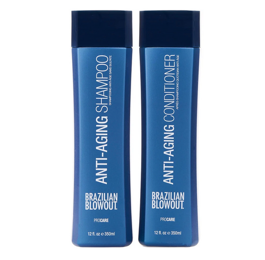 Brazilian Blowout Anti Aging Shampoo and Conditioner 350ml