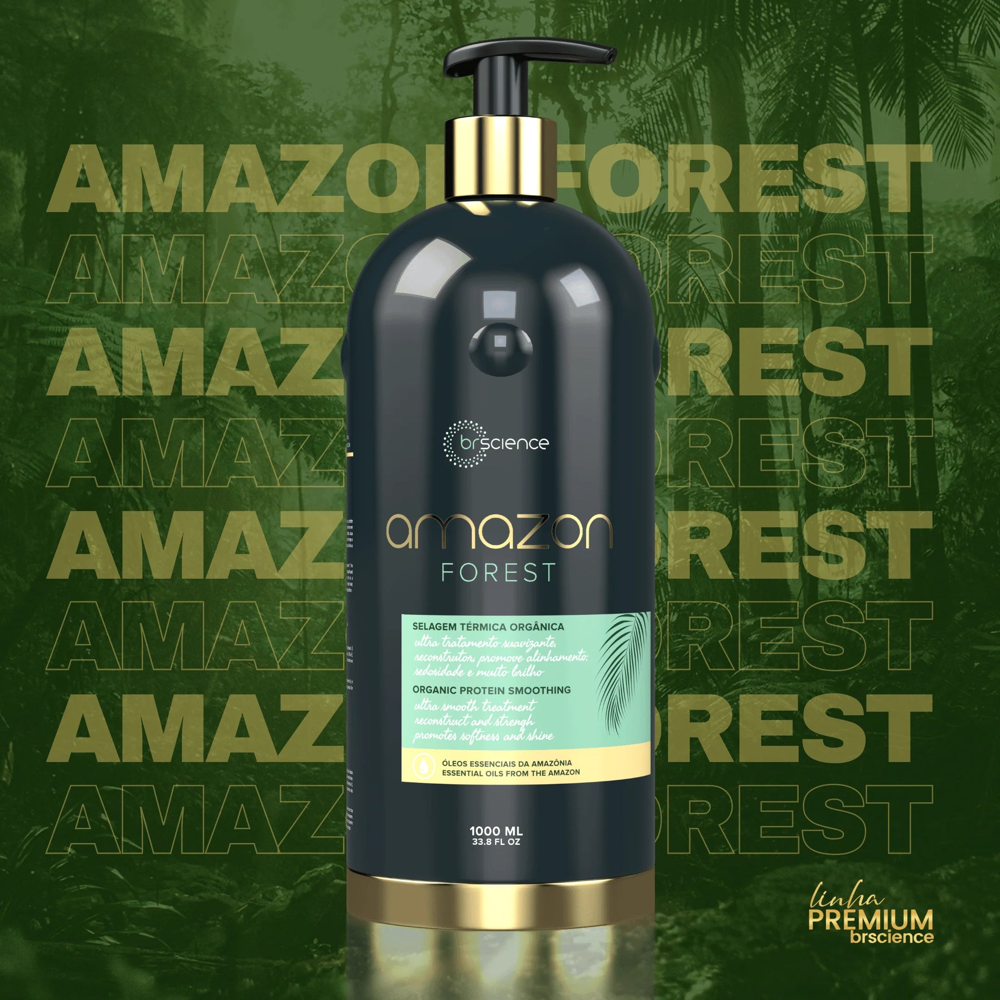 Brscience Amazon Forest Organic Protein Smoothing Hair Straightening Treatment 1000ml