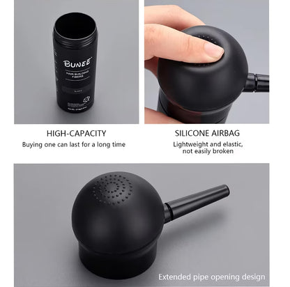 Bunee Hair Building Fibers Hair Stylist Applicator + Optimiser Kit