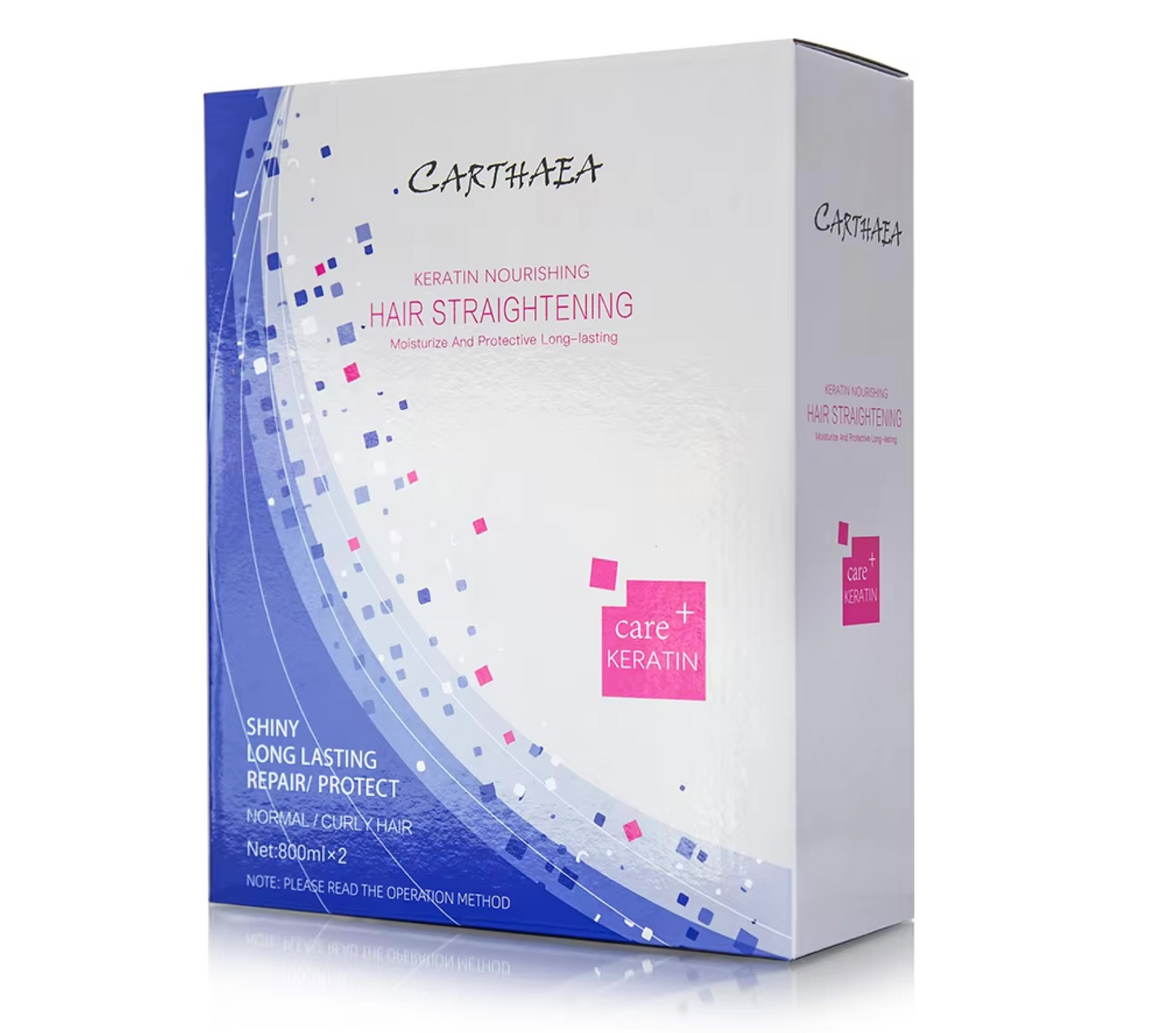 Carthaea Keratin Nourishing Hair Straightening Cream 800ml Duo